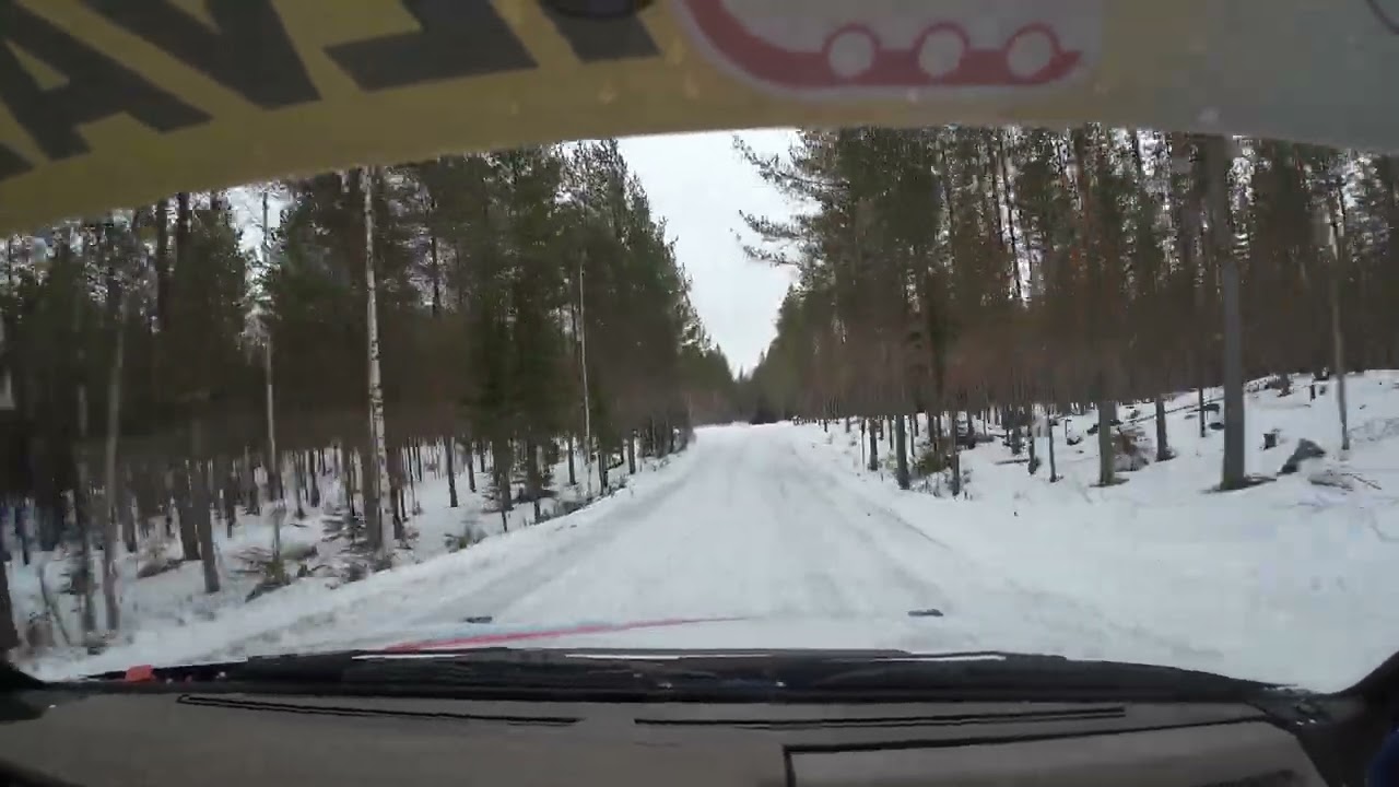 1.3.2025 Peurunka-ralli EK5. Timo Ruotsalainen/Olli Koskinen. Skoda Favorit 136L