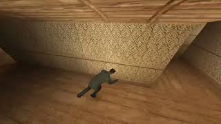 Max Payne rolling in a hallway for one hour