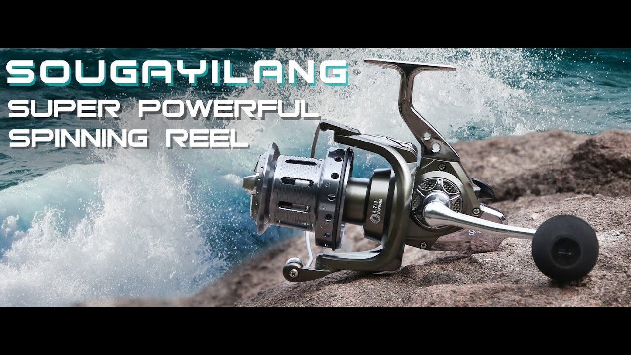 Sougayilang 10000 Series Surf Spinning Reels 10+1 BB Ultra Smooth CNC Spool  Fishing Reels