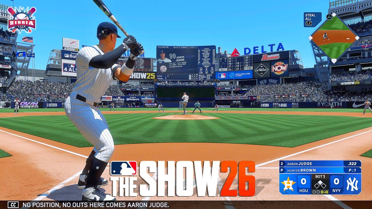 Yankees vs Astros: New 2026 Roster Debuts | PS5 4K