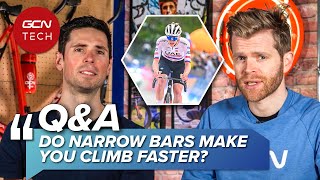 Narrow Handle Bars, Perfect Bike Saddles & Chain Wax | GCN Tech Clinic