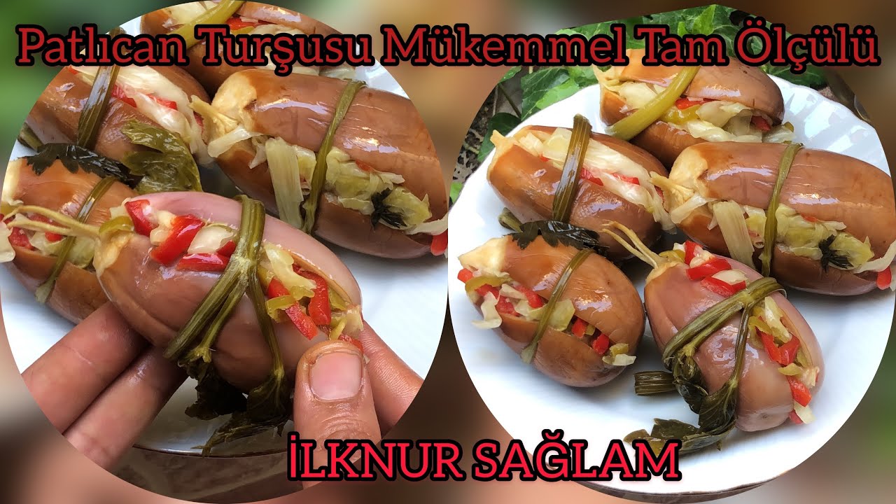 Patlıcan Turşusu💯Tam Ölçülü Bozulmayan Erimeyen Efsane Turşu Tarifi👌🏼