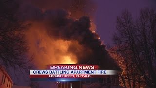 Firefighters called out to battle overnight fire in Buffalo