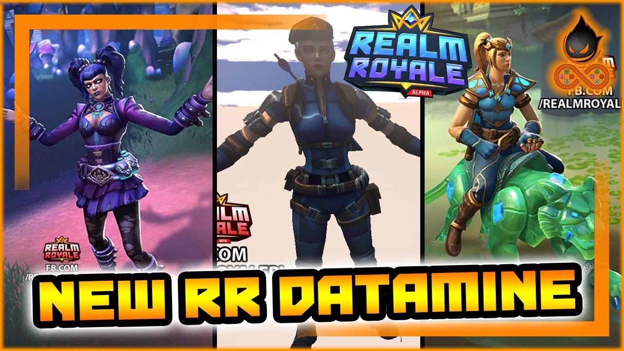 OB16 Realm Royale New Datamine - New skin, Mounts and more!!!