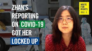 Write For Rights 2021: Zhang Zhan Write For Rights 2021: Zhang Zhan
