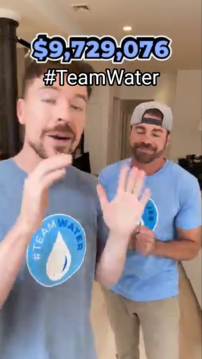 #TeamWater has raised over $10M @MrBeast @MrBeast2 @MarkRober @wateraidorg #foryou