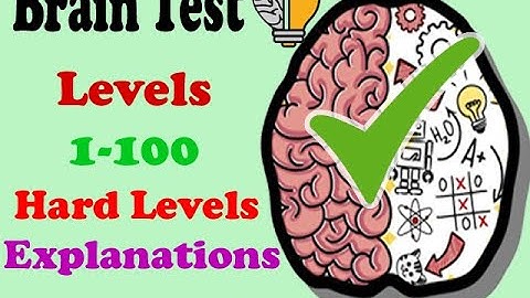 How to solve Brain test game -Level 1-100 HD