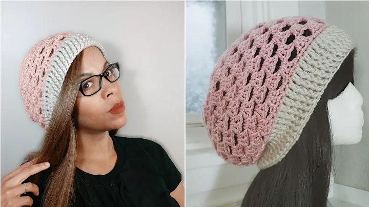 Crochet Granny Stitch Hat | Easy Slouchy Beanie