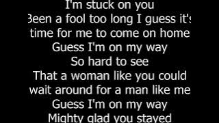 Lionel Richie - Stuck On You (Lyrics)