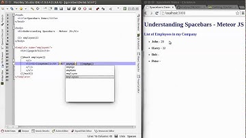 Introduction to Spacebars - Meteor JS