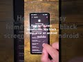 How to fix easy homescreen app black screen error on android mobile