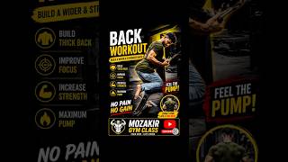Back Workout for Wider Back | Intense Gym Training 💪🔥