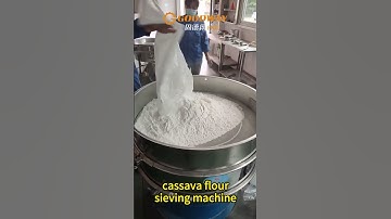 Cassava garri flour processing machine cassava flour sieving machine vibration sieve