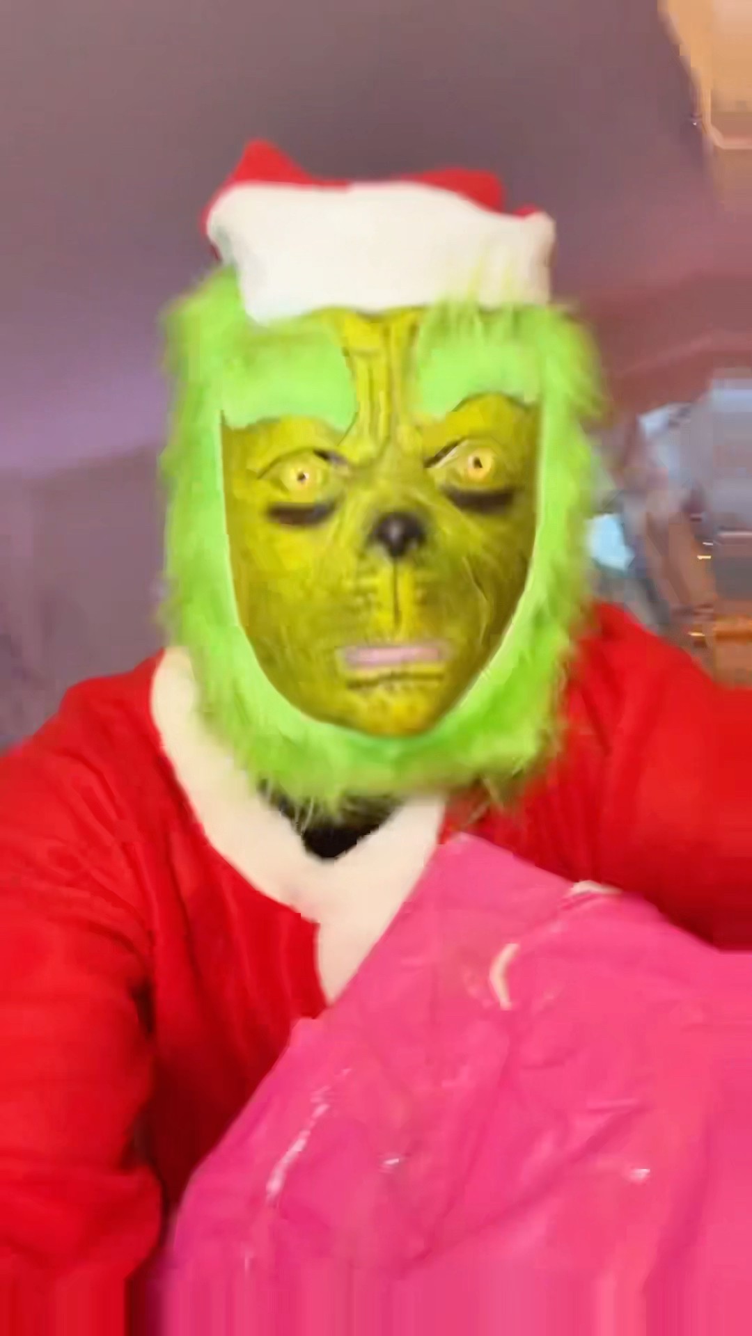 The Grinch went from Hunter to HUNTED realll fast ? #comedy
