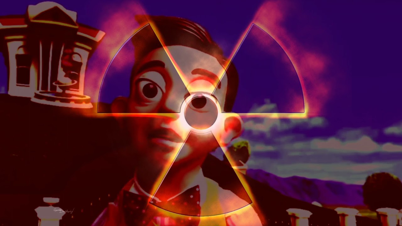 The Mine Song but he slowly eats your soul effect Nuclear Alarm Siren