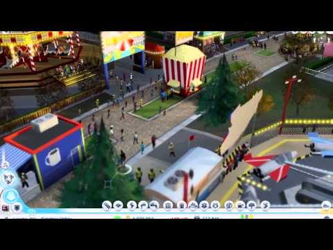 Vídeo: EA Oficializa A Expansão Do SimCity Amusement Park