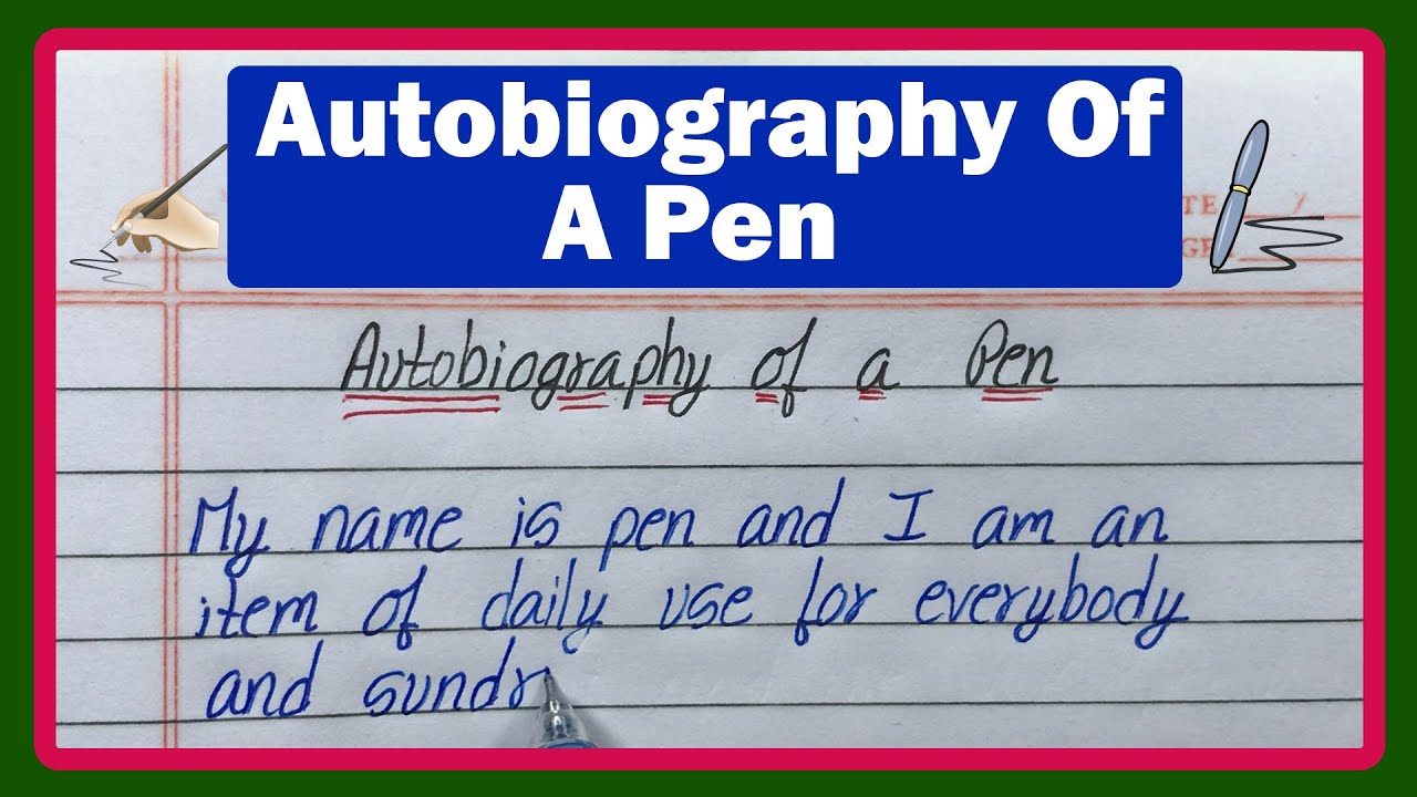 i am a pen essay