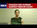 Charlie Kirk murder suspect Tyler Robinson appears in Utah court, could face death penalty