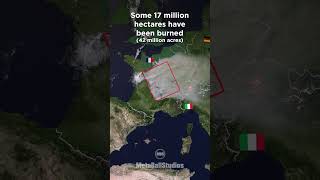 🔥🧑‍🚒2023 Canadian Wildfires in perspective! 🤯