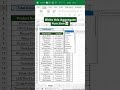 Aggregate Sum Function in Excel