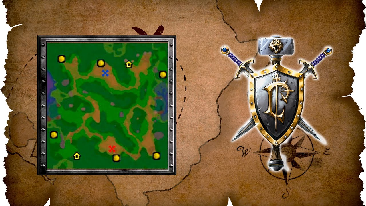 WarCraft III Reforged. Hills of Glory. Easy AI 50%. Human vs. Horde