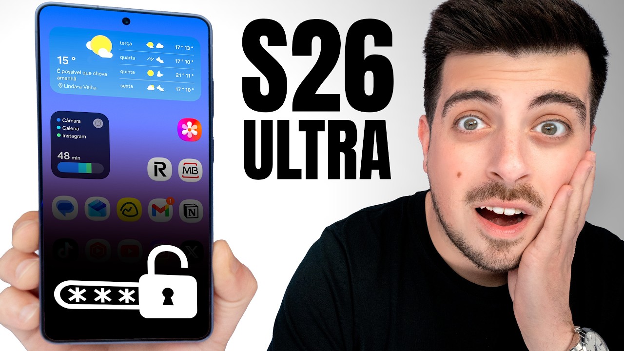 O smartphone de SONHO chegou: Samsung Galaxy S26 Ultra