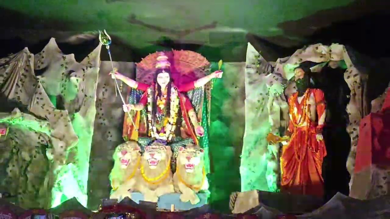 Shivpur new कॉलोनी durga pooja pandal 2026 jal mata di🙏🙏