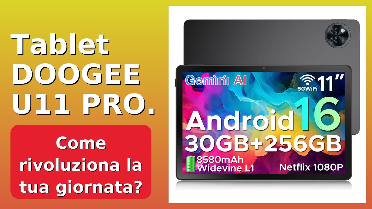 yystao (2 pezzi) Pellicola Protettiva per Tablet DOOGEE U11 Pro 11 Pollici 2025, 9H Vetro Temperato Compatibile con DOOGEE U11 Pro - Durevole, Antigraffio, Senza impronte digitali yystao (2 pezzi) Pellicola Protettiva per Tablet DOOGEE U11 Pro 11 Pollici 2025, 9H Vetro Temperato Compatibile con DOOGEE U11 Pro - Durevole, Antigraffio, Senza impronte digitali