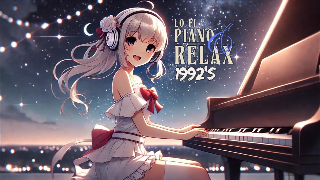 [NEW Playlist] RADIO CHILL 🌙|1992's LoFi Piano Relaxing Music Chill | Piano&Guitar Hip Hop LO-FI