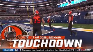 ODELL BECKHAM JR RUSHES FOR A 50 YARD TD TO WIN THE GAME FOR THE BROWNS! | NFL Week 4 2020