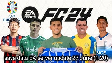 [PS4] FC 24 Save Data Official EA Server Update 1.20 (27 June 2024) PS4 Hen