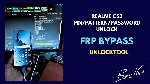 Realme C53 frp bypass with unlocktool || Realme C53 pin/pattern/password unlock #ibypassnepal