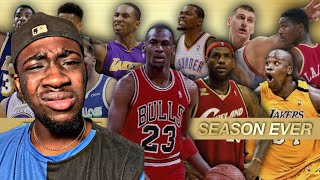 JORDAN AGAIN?!??|Using Numbers To Find The Greatest Individual Season In NBA History|Mekhi Reaction