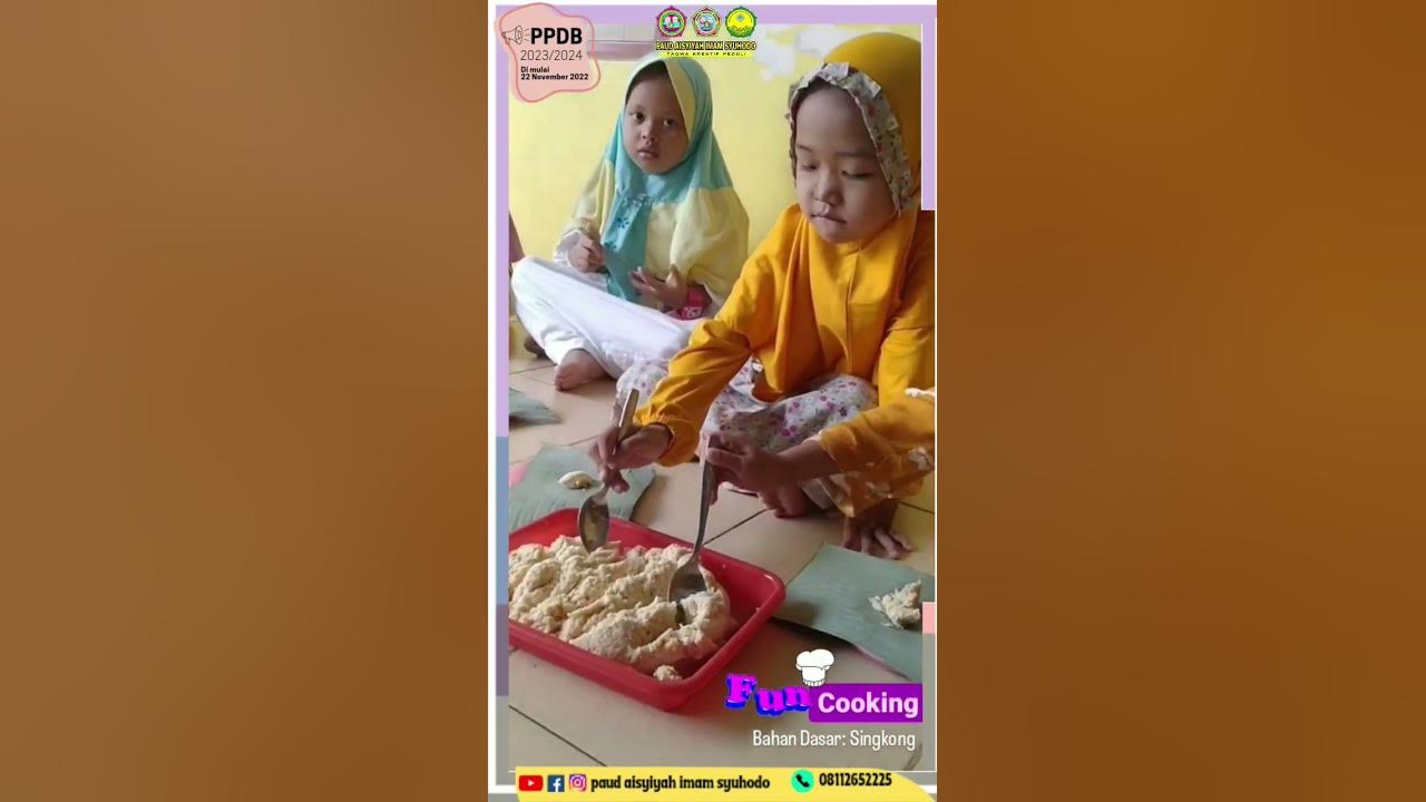Fun Cooking bahan dasar singkong Fun Cooking bahan dasar singkong