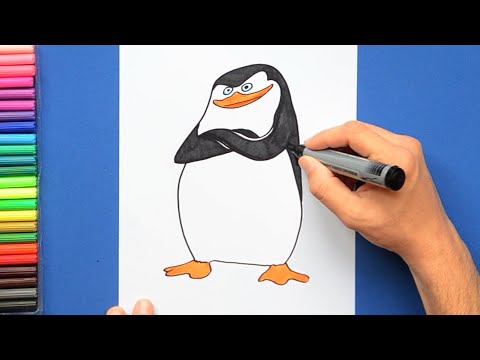 Video: Stap Voor Stap Pinguïns Uit Madagaskar Tekenen