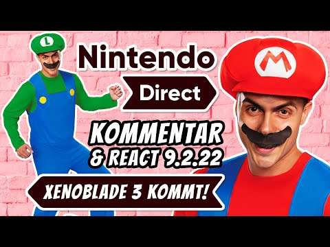 XENOBLADE 3 ANGEKÜNDIGT! 🔴 Nintendo Direct 09.02.2022 Kommentar & React mit Gregor + Analyse