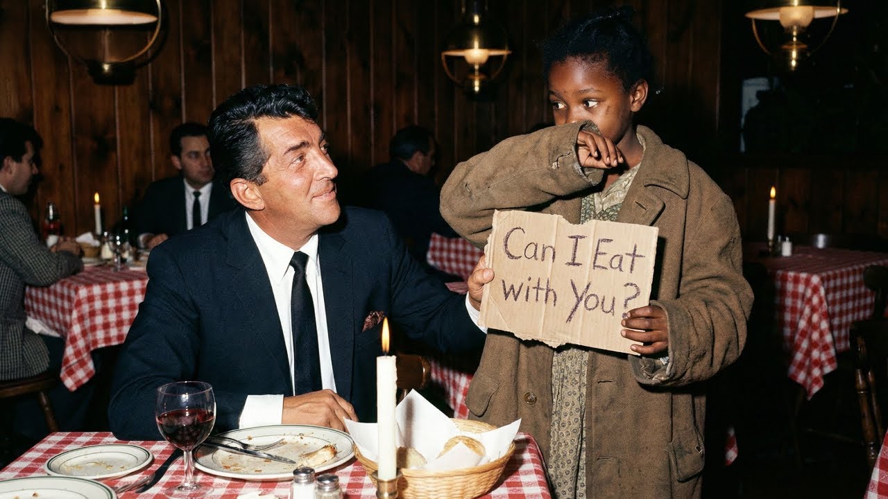 “Can I Eat with You” the Black Girl Asked — Dean Martin’ Heart Broke Hearing Her Words