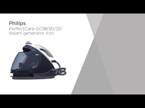 Philips GC9630/20 Steam Generator Iron - Navy & White | Product Overview | Currys PC World