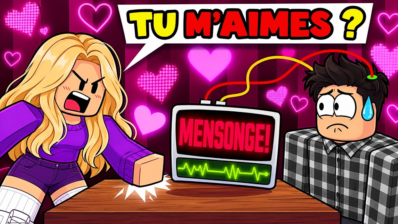 Répondre à un QUIZ DE COUPLE avec ma COPINE dans Roblox...