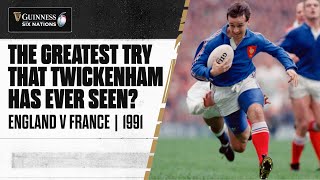 THE GREATEST FRENCH TRY? 🇫🇷 | Philippe Saint-André with a wonder try. Resimi