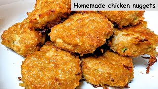 HOW TO MAKE CHICKEN NUGGETS AT HOME| TODDLER LUNCH
