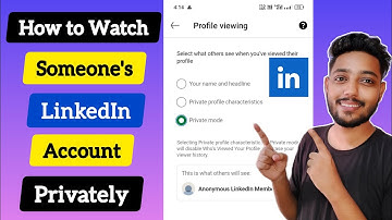 how to view linkedin profiles in private mode | how to view any linkedin profile anonymously