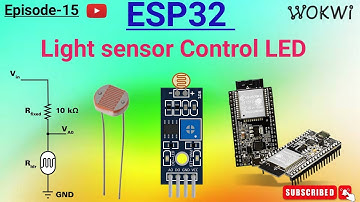 ESP32 Light Sensor with LED Control | Smart Light Automation Tutorial