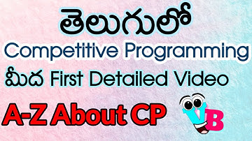 All about competitive programming in telugu | Competitive coding in telugu | A to Z | Vamsi Bhavani