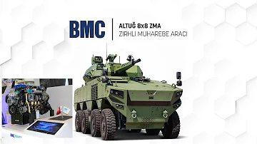 The Turkish AZRA engine is integrated into the BMC 8×8 ZPT and tank carrier!