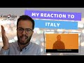 Portuguese Guy Reacts to Eurovision 2020 | Italy | Diodato - "Fai Rumore"