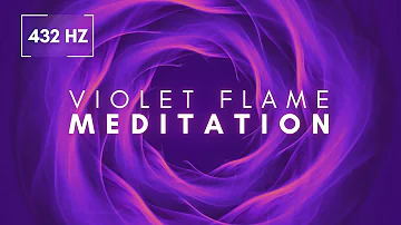 432Hz Violet Flame Meditation for Global Healing ✨💜🌏✨