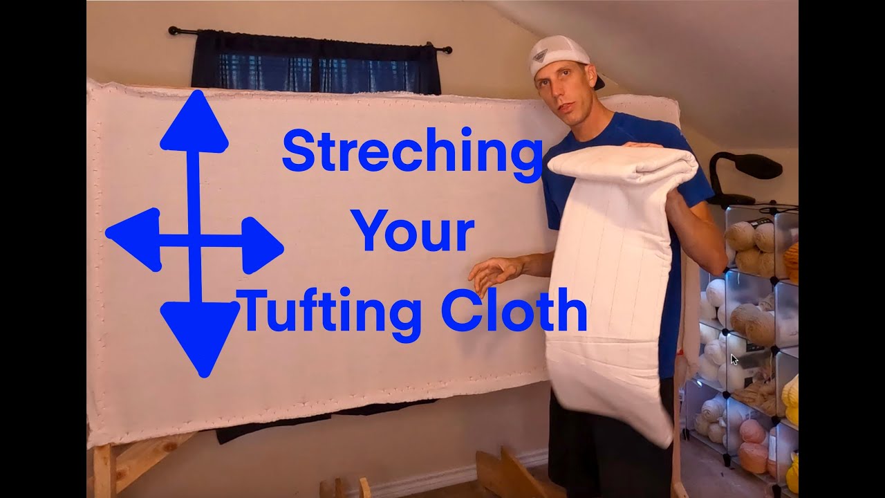 How to put Tufting Fabric On your Frame 