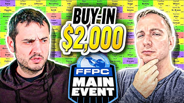 2025 Fantasy Football Championship Draft – $2,000 Entry