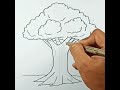 How to draw oak tree shorts